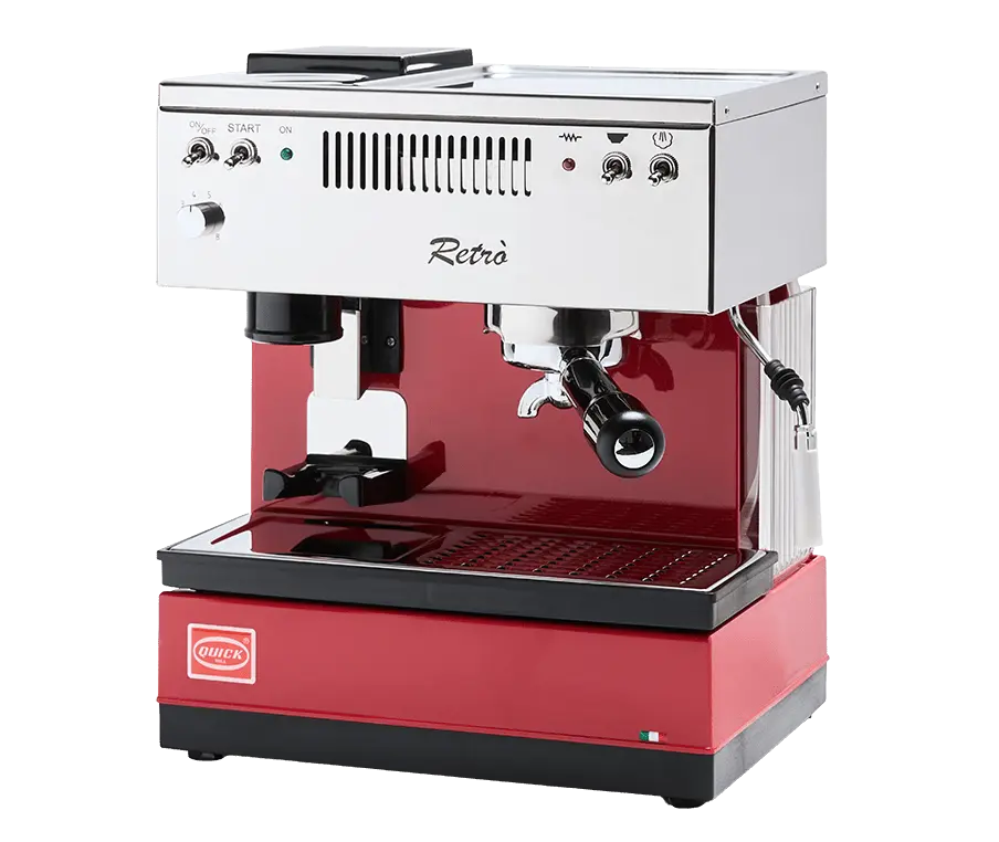 Quick Mill Retrò - Kompakt retro Espresso-Maschinn mat Millen - Barista an Espresso