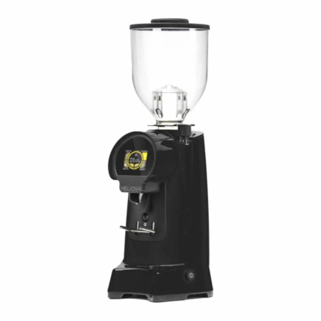 Eureka Helios 80 Mattschwaarz-80 mm flaach Malscheiwen-Eureka-Barista a Espresso
