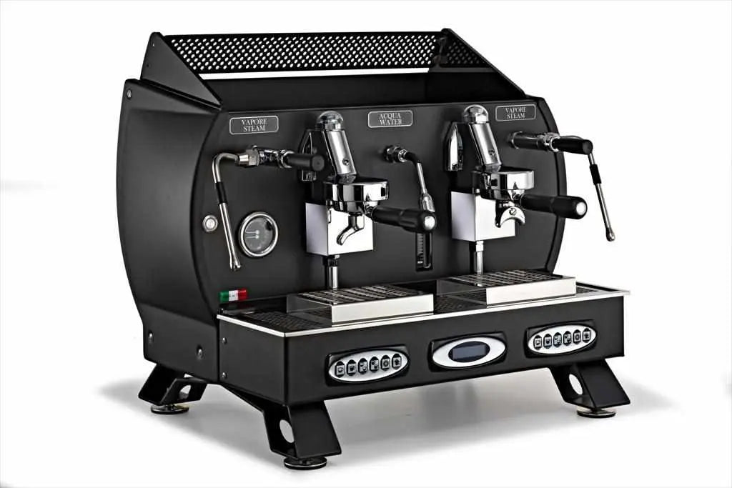 La Nuova Era Altea Anniversario 2-Grupp kommerziell Espresso-Maschinn-kommerziell-La Nuova Era-Barista an Espresso