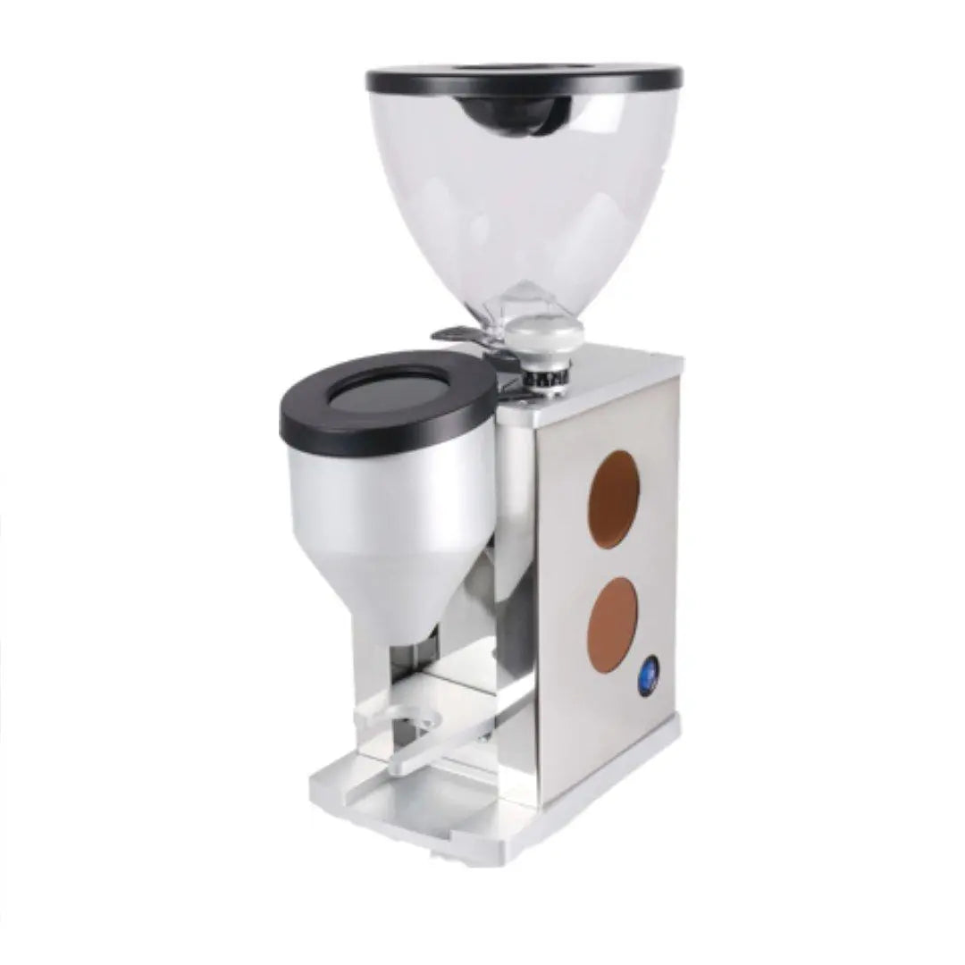 Rocket Faustino 3.1-50 mm flaach Mahlscheiwen-Rocket Espresso-Chrom/Koffer-Barista an Espresso