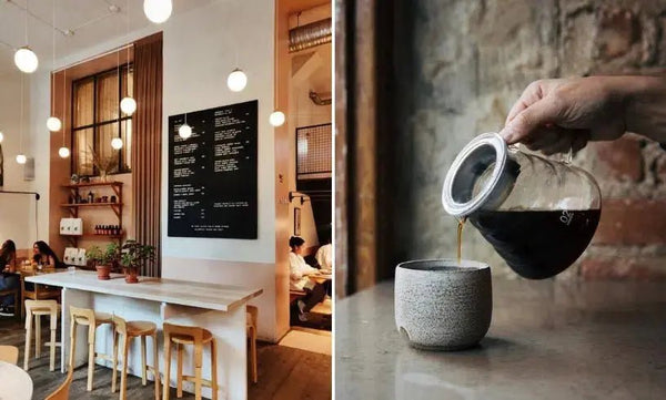 Kommerziell Kaffisbrywer - Barista an Espresso