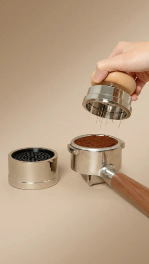 Pucks Espresso-Accessoiren-Set - aus Holz TIMEMORE