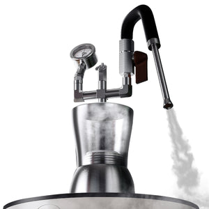 Aleman AK-74 Kachplack-Mëllechsdampfer | Professionelle dréchen Damp fir Latte Art