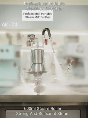 Aleman AK-74 Kachplack-Mëllechsdampfer | Professionelle dréchen Damp fir Latte Art