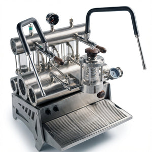 Aleman 7P kommerziell halwautomatesch Espressomaschinn | Zännradpomp an Profiléierung iwwer App
