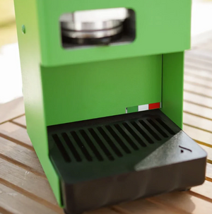 Aroma E.GO – Portabel italiennech Espressomaschinn fir Pods