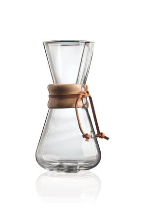 Chemex 3 Tassen + 100 Filter Espresso-Ausrüstung