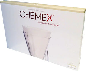 Chemex 3 Tassen + 100 Filter Espresso-Ausrüstung