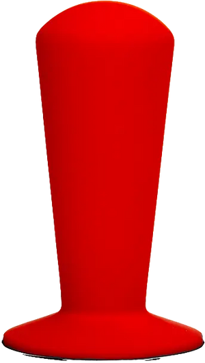 Roude geschleefene Luce Ersatzgrëff fir Espresso-Geschir mat ergonomeschem Design a héijer Qualitéit.