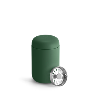 Grén isoléiert Kaffisbecher mat ofhuelbarem Deckel a Filter, Deel vun Take away an EspressoGear, alles iwwer Kaffi.