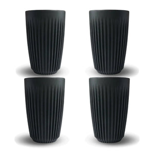 Becher 12oz Kueleschwaarz 4 Stéck - Huskee HUSKEE