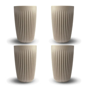 Becher 12oz Natur 4 Stéck - Huskee HUSKEE