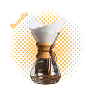 Chemex 6 TASSEN + 100 Filter Espresso-Ausrüstung