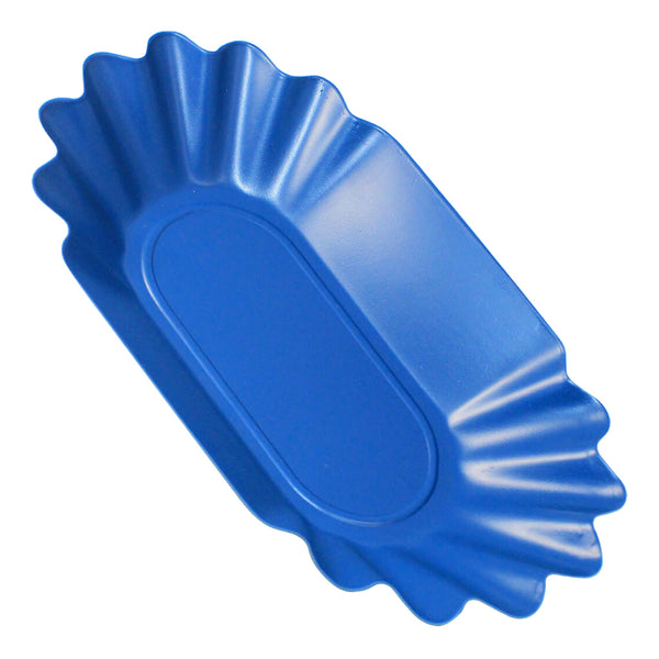 Rhinowares Blo oval Schëppbehälter - 12 Stéck