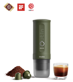 Nano portabelen Espresso-Bréider - Bëschgréng