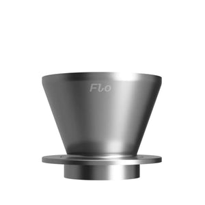 Stilvolle Pour-over aus Edelstahl mat präziser Flosskontroll, Deel vun Varia, Handopbrëhner, alles ëm de Kaffi.