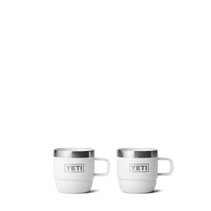 Rambler stapelbare Becher 177ml 2er-Pack - Wäiss YETI