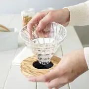 Glas-Kaffisdripper V60 01 - Olivenholz HARIO