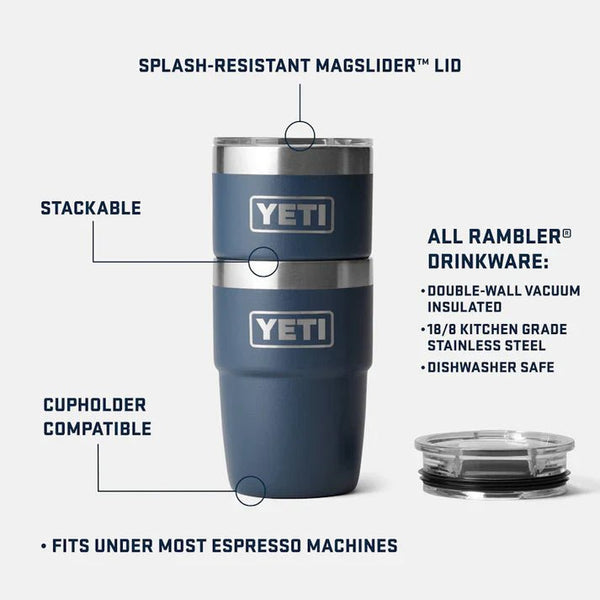 Rambler Stapelbar Kopp 237ml - Vit - Barista och Espresso