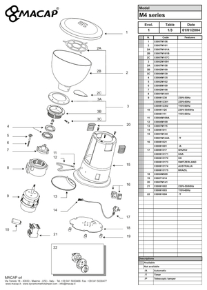Macap Lock M4/M5 - Reservdel OEM nummer: C0007M156