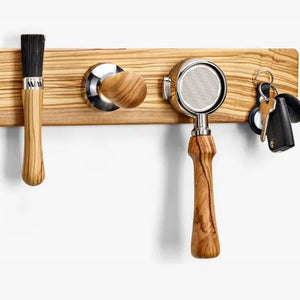 Hangup - Organisatioun-Custom Holz-Wiedemann Manufuktur-Fir 4-Olivenholz-Barista an Espresso